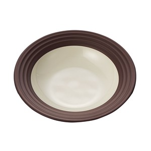 Main Plate Brown Dishwasher Safe 22cm Made in Japan