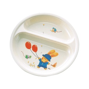 Divided Plate Rabbit Dishwasher Safe Made in Japan