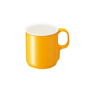 马克杯 洗碗机对应 三聚氰胺 餐具 橘色/桔色 日本制造