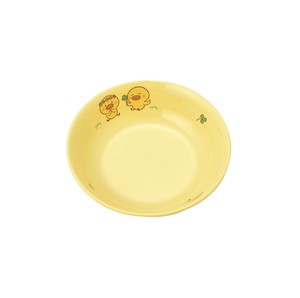 大餐盘/中餐盘 洗碗机对应 小鸡 黄色 12cm 日本制造