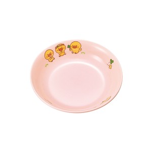 大餐盘/中餐盘 粉色 小鸡 14cm 日本制造