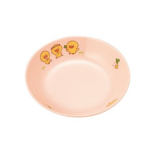 小餐盘 粉色 小鸡 日本制造