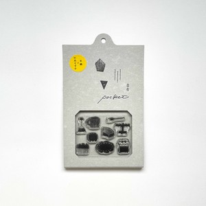 Suzuka Takeuchi × mizushima JIZAI Clear Stamp POCKET OYATSU