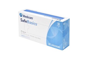 セーフベーシック　プラスチックエプロン ホワイト SFBGGW5683