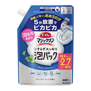 トイレマジックリン　こすらずスッキリ泡パック　ウォーターミントの香り　つめかえ用 660ml