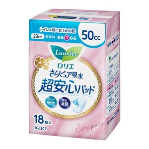 ロリエ　さらピュア吸水　超安心パッド　50cc 18枚