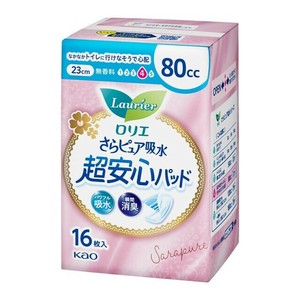 ロリエ　さらピュア吸水　超安心パッド　80cc 16枚