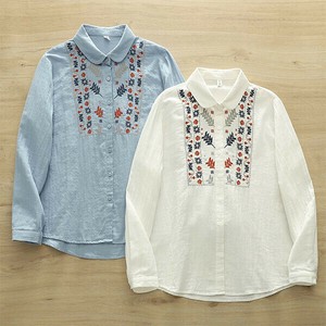 Button Shirt/Blouse Double Gauze