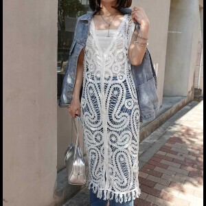 Casual Dress Crochet Summer Spring