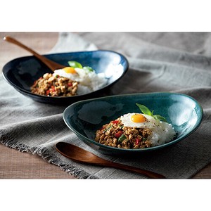 釉変り ペアオーバルカレー