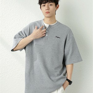 P21040 メンズ  ファッション 半袖 Tシャツ カジュアル 2025春夏新作 韓国風 字母 プリント