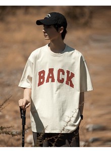 【2025新作】メンズ レディース BACKロゴプリントBIG Tシャツ