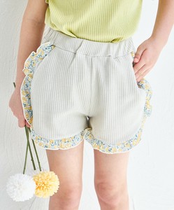 【ふんわりワッフル】裾フリル ショートパンツ