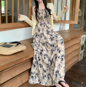 洋装/连衣裙 女士 洋装/连衣裙 花卉图案