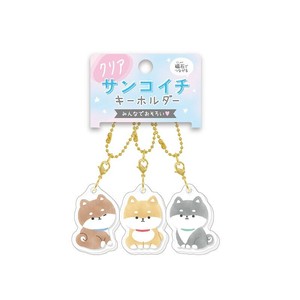 ■2025SS　新作■　クリアサンコイチキーホルダー　柴犬