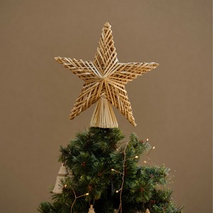 【先行予約】クリスマスをやさしく彩る ストロー ツリートッパー ／クリスマス