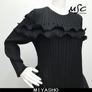 洋装/连衣裙 百褶/褶裥 2层 洋装/连衣裙 珍珠