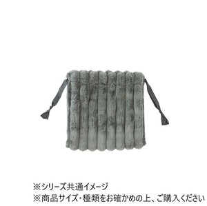 ラビットファー巾着 L グレー 14124695029