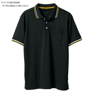 桑和 7035-51 半袖ポロシャツ 3Lサイズ ブラック(4) SOWA