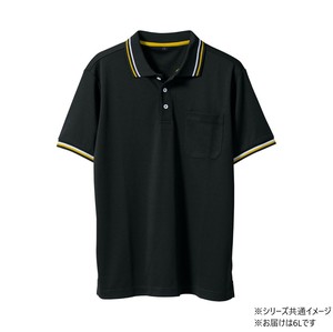 桑和 7035-51 半袖ポロシャツ 6Lサイズ ブラック(4) SOWA