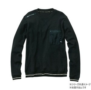 桑和 3105-52 長袖Tシャツ LLサイズ ブラック(4) G.G.