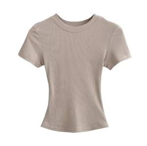 Tシャツ 半袖 ラウンドネック 夏 無地 快適 レディース ファッション SY- SY2320#BQQ1364