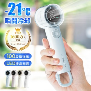 高速ハンディファンPRO 大風量 超軽量 100段階 ミニ扇風機 卓上 小型 携帯 Type-C対応 手持ち 長時間