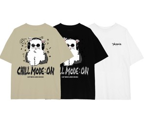 【2025春夏新作】CHILL キャットラウンド半袖Tシャツ