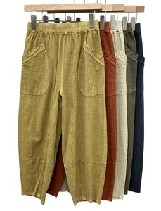 【2025SS】夏物新作！　製品染　コットン　バルーンパンツ　ゆったりサイズ♬
