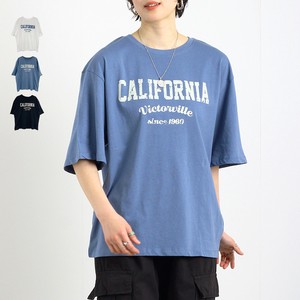 ★カレッジロゴプリント　オーバーサイズTシャツ　SS【2025新作】