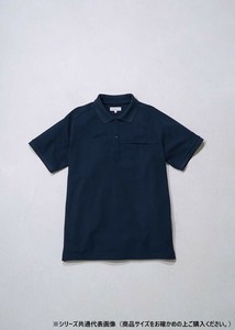 桑和 B1915-51 半袖ポロシャツ(胸ポケット付き) Sサイズ ネイビー(1) BEAMS DESIGN