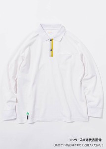 桑和 1715-50　ポケット付長袖ポロシャツ Sサイズ ホワイト(0) BEAMS DESIGN