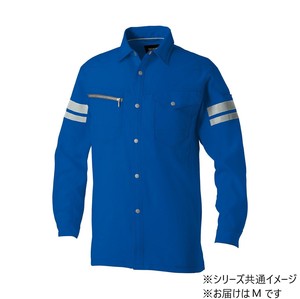 桑和 960 長袖シャツ(反射材付き) Mサイズ ブルー(8) SOWA