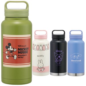 スクリューハンドルマグボトル 1000ml 保温 保冷 キャラクター  STSC10【スケーター】
