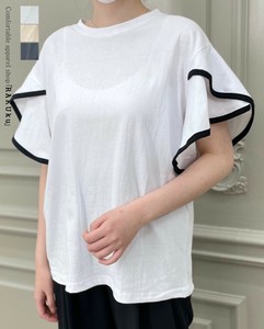 T-shirt Flare Sleeve Cotton