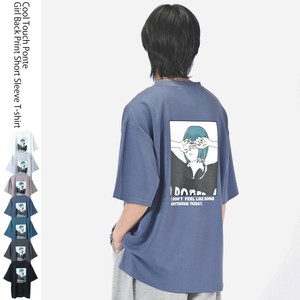 【25SS新作】接触冷感とろみポンチ GREEN バックプリント 半袖Tシャツ