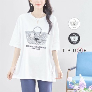 【2025新作】【M〜L】ラインストーンバッグモチーフTシャツ(N12-316)(5号店）FM5