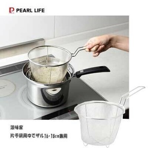 滤网 不锈钢制 长袖衫 PEARL METAL珍珠金屬 16cm