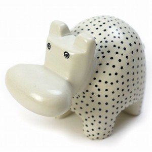 【再入荷】ソープストーン ナチュラル動物 ジャンボ カバ