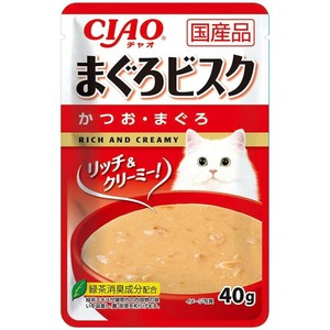［いなばペットフード］CIAO まぐろビスク かつお・まぐろ 40g