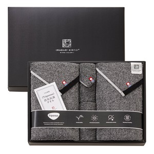 今治謹製（Triporous） 化粧箱入り 消臭抗菌バスタオル2枚・ハンカチタオル2枚セット　ITP4150　日本製