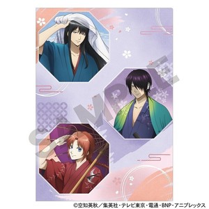 ■2025SS　新作■　銀魂　シングルクリアファイル　パープル/春の錦