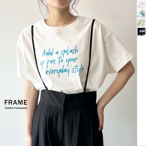 【2025新作一部予約】綿天竺手書き風ロゴTシャツ