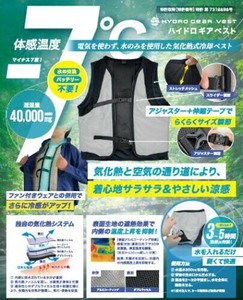 ハイドロギアベスト（フリーサイズ） 【5月中旬以降入荷予定】 LX-HYG