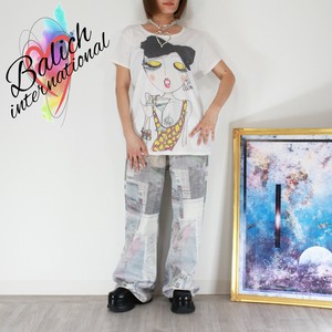 【Tシャツ トップス】シネマガール・アートTシャツ