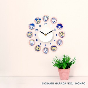 OSAMU GOODS ウォールクロックステッカー ウォール ステッカー 時計 ウォールクロック ピンク
