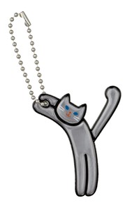 ■2025SS　新作■　猫のイニシャルキーリング　Y