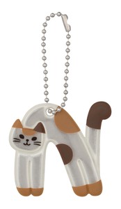 ■2025SS　新作■　猫のイニシャルキーリング　N