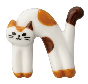 ■2025SS　新作■　猫のイニシャル箸置き　N