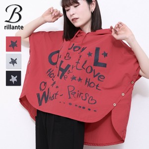 【SALE】ロゴフードトップス ベストポンチョ  2025ss春夏 BRILLANTE東京 (191741）